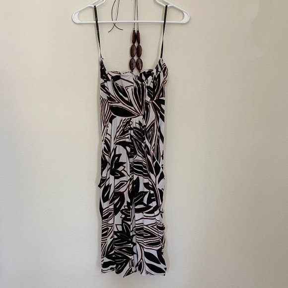 Kitty "Sexy Yet Classy" Halter Dress Brown White Black Size M/M‎ - Picture 2 of 12